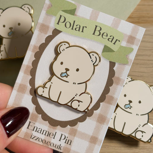 Polar Bear Enamel Pin