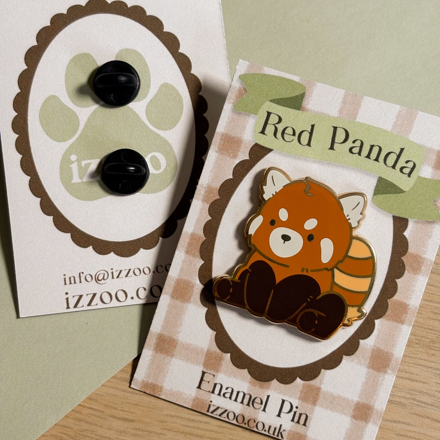 Red Panda Enamel Pin
