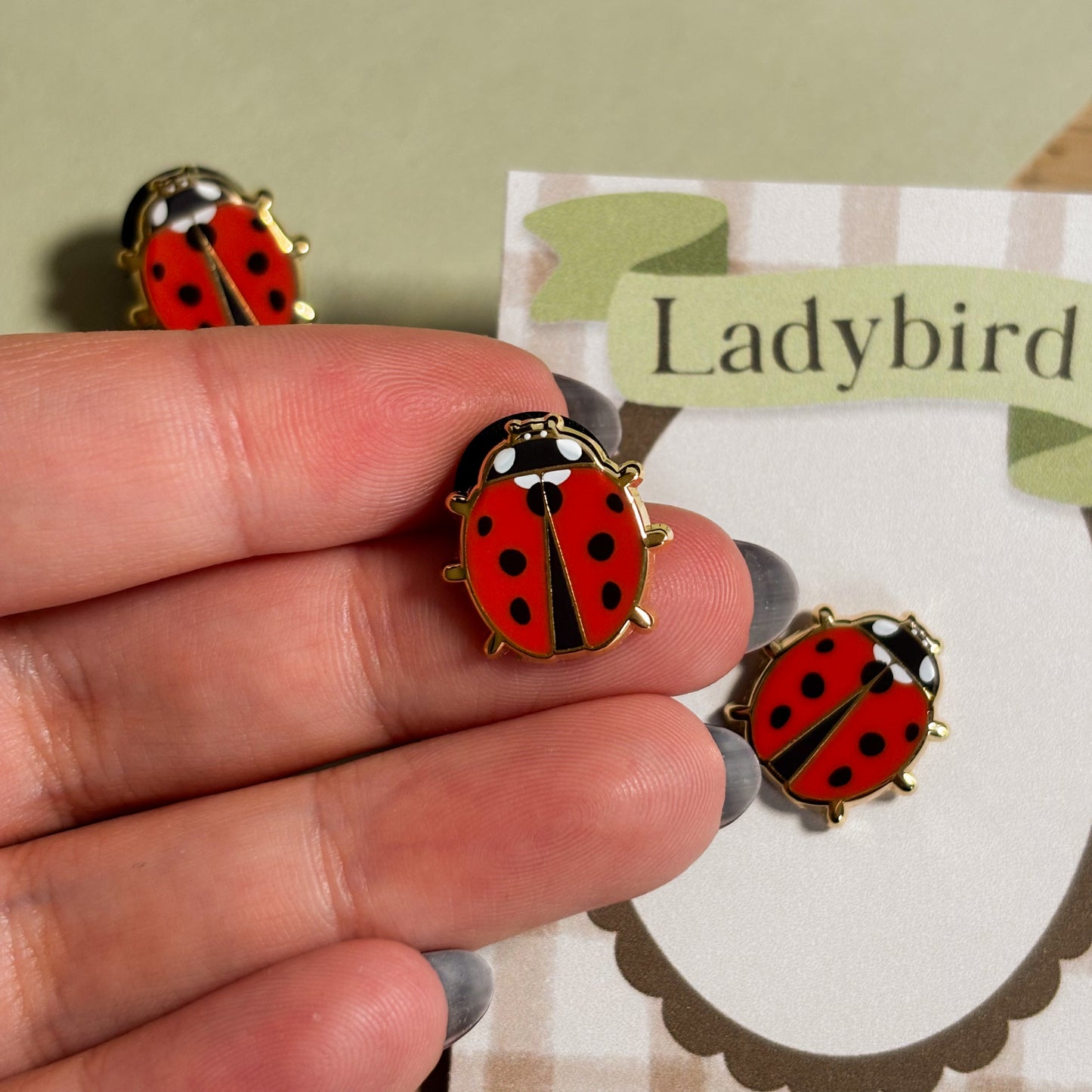 Ladybird Enamel Pin