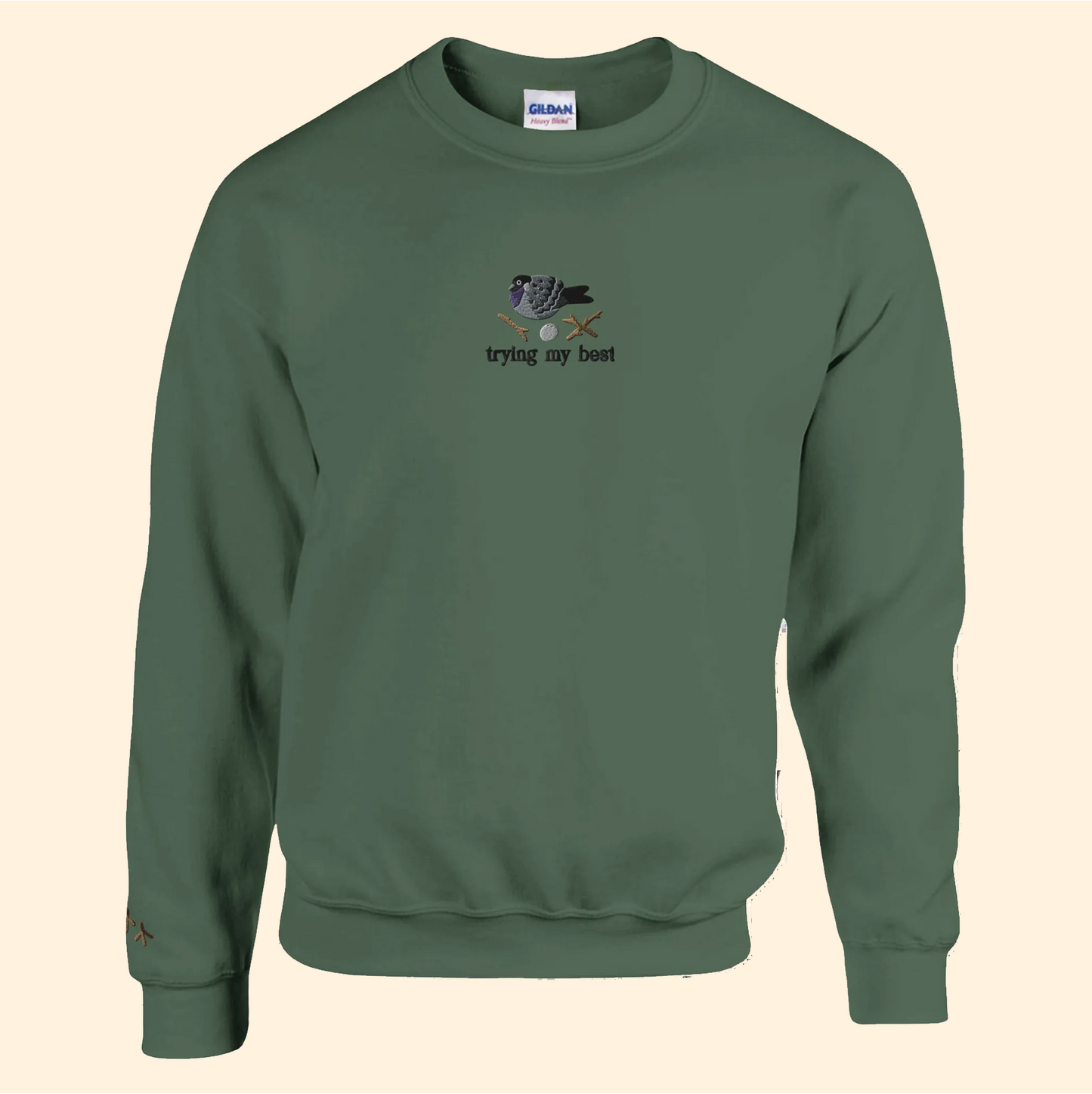 Trying My Best - Pigeon Sweatshirt