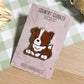 Red Border Collie Enamel Pin