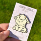 Cream Goat Enamel Pin