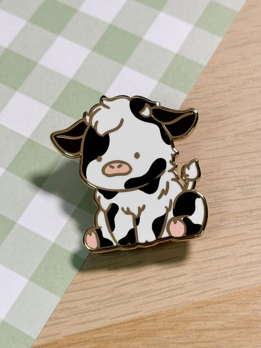 Dairy Cow Enamel Pin