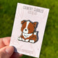 Red Border Collie Enamel Pin