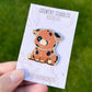Oxford Sandy and Black Enamel Pin