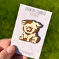 Muddy Pink Pig Enamel Pin