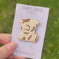 Muddy Pink Pig Enamel Pin