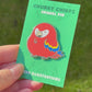 Scarlet Macaw Enamel Pin