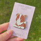Red Border Collie Enamel Pin