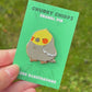 Grey Cockatiel Enamel Pin