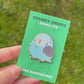 Blue Budgie Enamel Pin